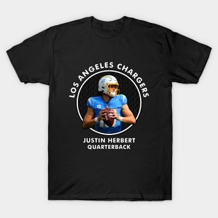 JUSTIN HERBERT - QB - LOS ANGELES CHARGERS T-Shirt